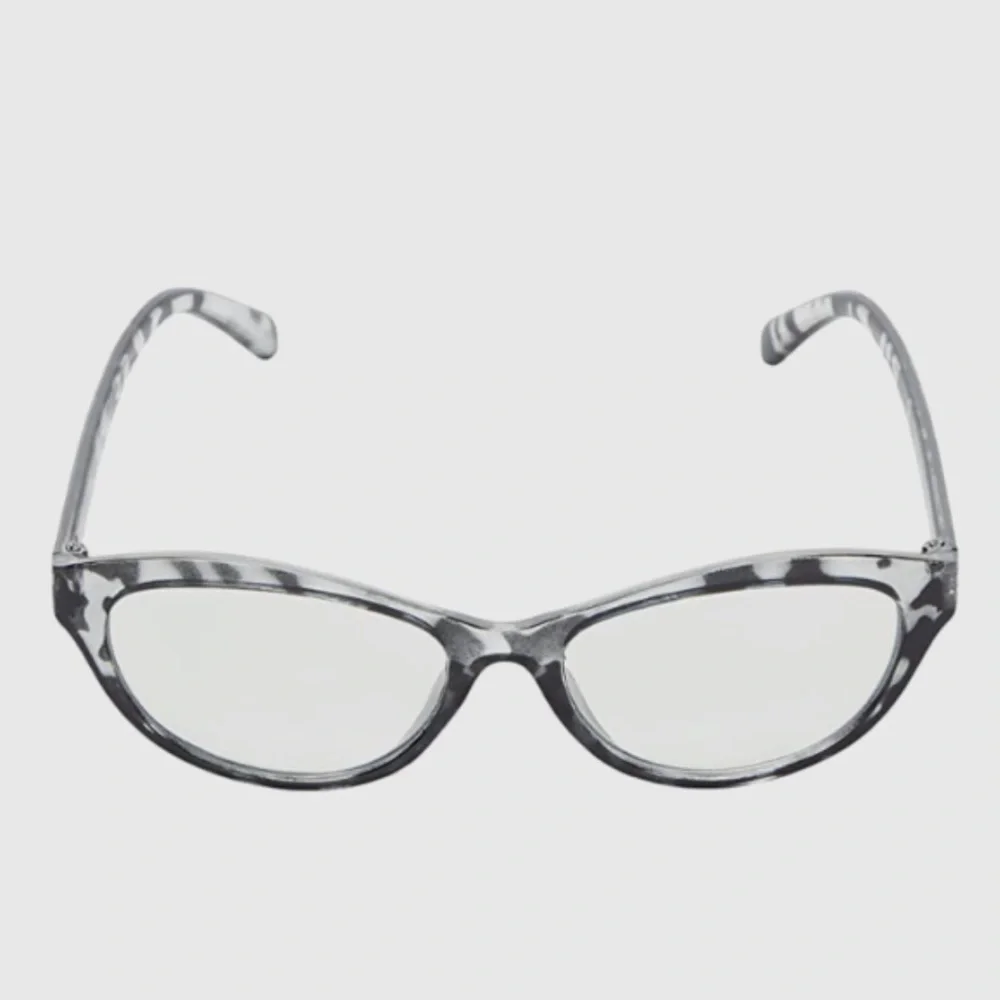 Nine West Gray & Black Tortoiseshell Quinn Blue Light Reading Glasses (+1.50)